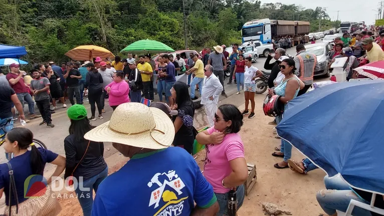 Manifestação ainda não tem hora para terminar