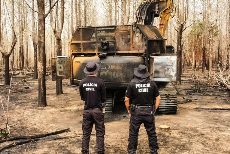 três incêndios foram registrados na mesma fazenda.