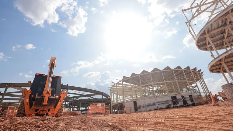 Terreno de 6 mil metros quadrados da UsiPaz de Tucuruí já está ocupado pelas estruturas