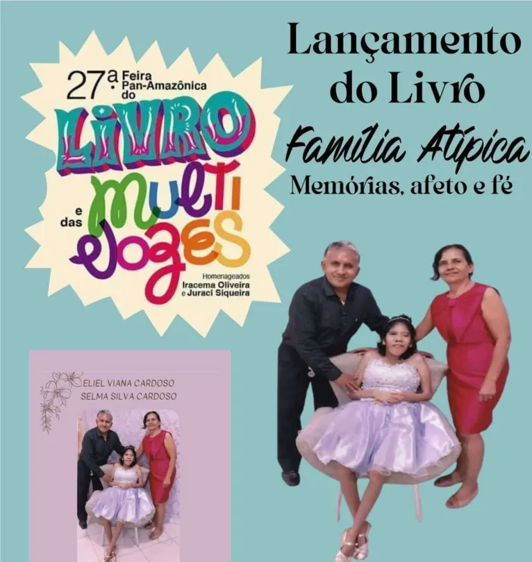 Eliel e Selma resolveram escrever um livro após o falecimento da filha Tirza, de 20 anos, como uma forma de lidar com a dor, ajudar e trocar experiência com outras famílias atípicas que enfrentam diversos desafios ao longo da vida.