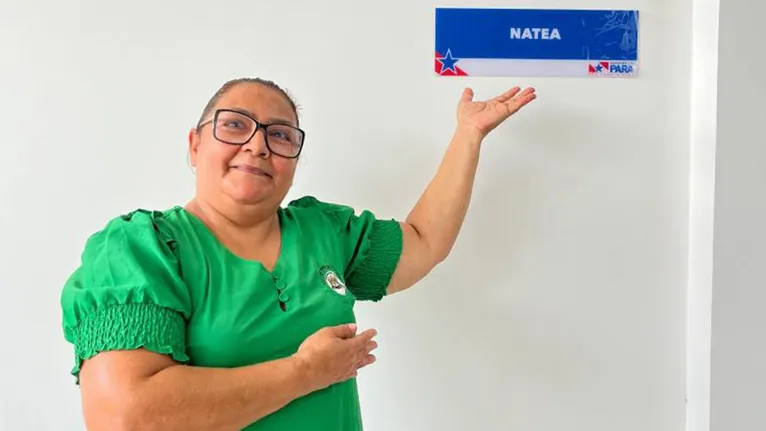 "Estou contando os dias para a inauguração da nossa Policlínica/Natea de Marabá", expressou a professora de Educação Especial, Joseane Maria Santos Soares.