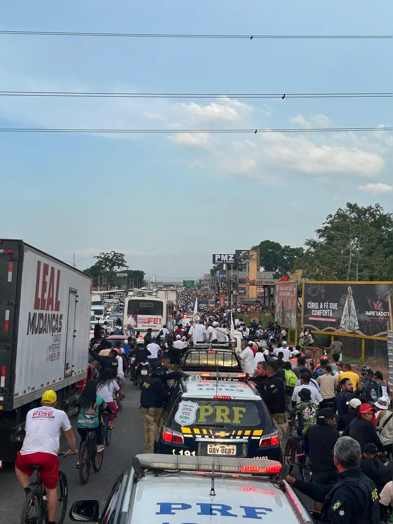 Ciclista sofre acidente na BR-316 durante traslado 