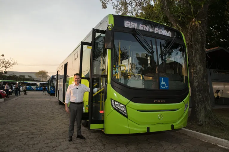 Ônibus do modelo CAIO Millennium V vai operar na Linha Troncal do BRT Metropolitano