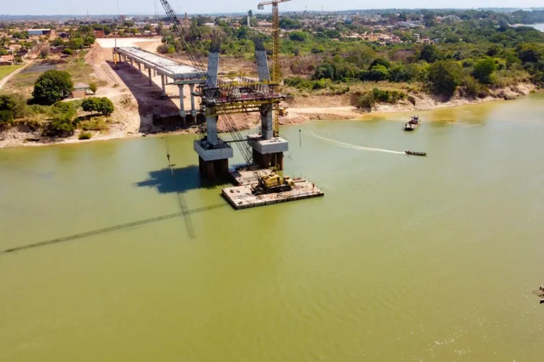 Veja como está ficando a nova ponte sobre o rio Itacaiúnas!