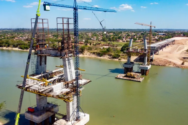 Veja como está ficando a nova ponte sobre o rio Itacaiúnas!