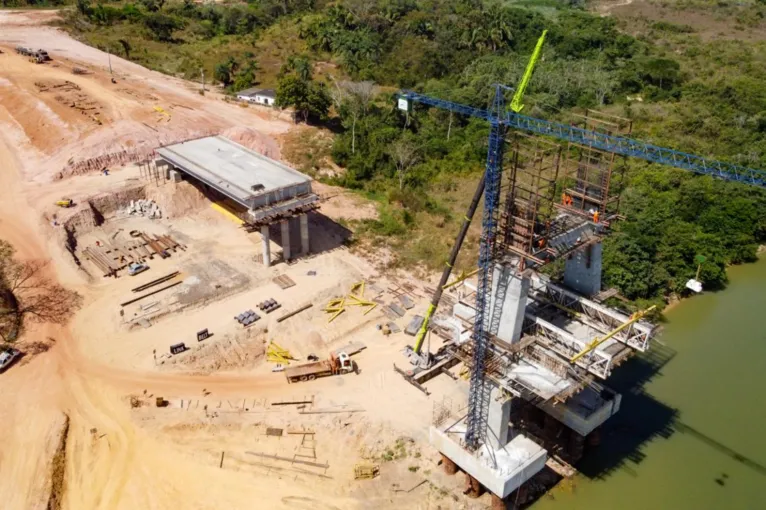 Veja como está ficando a nova ponte sobre o rio Itacaiúnas!