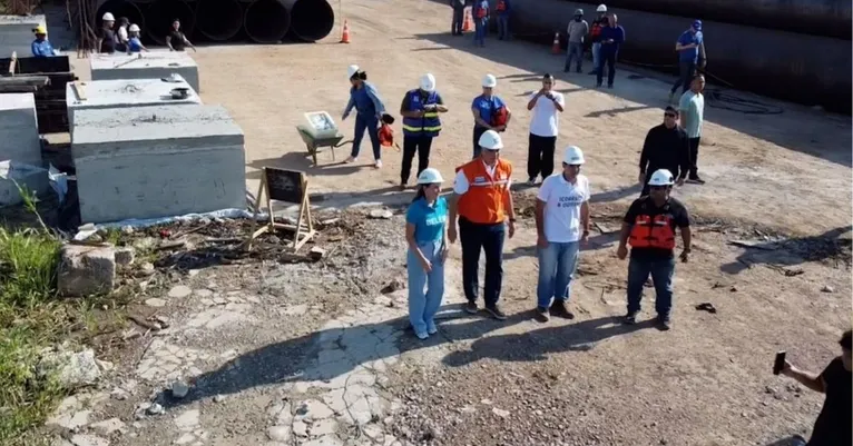 As obras da Usina da Paz de Icoaraci foram vistoriadas pelo governador Helder Barbalho e pela vice-governadora Hana Ghassan