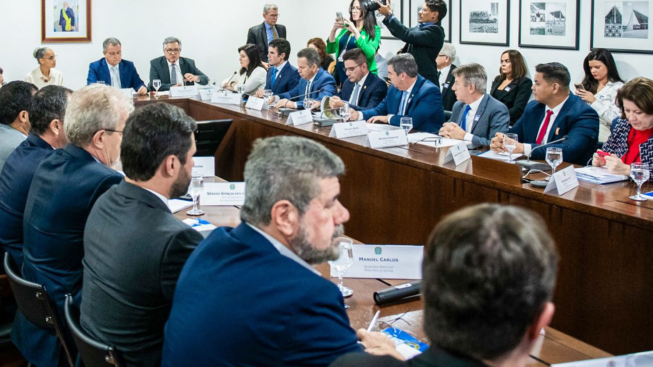 Governadores dos estados que compõem o Consórcio Amazônia Legal (CAL) também estiveram presentes