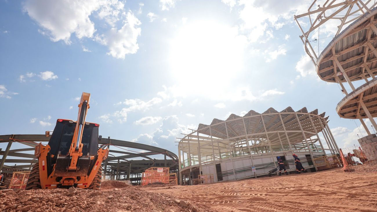 Terreno de 6 mil metros quadrados da UsiPaz de Tucuruí já está ocupado pelas estruturas