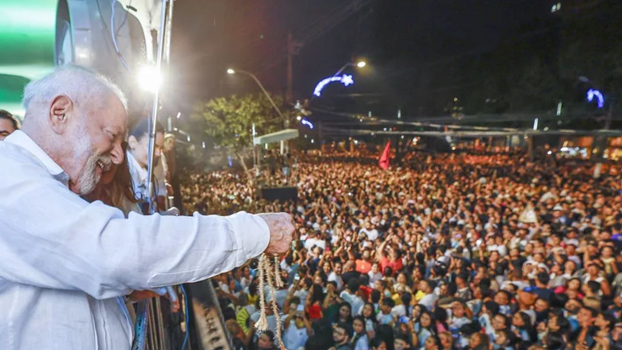 O presidente participou ativamente dos festejos de Nossa Senhora de Nazaré