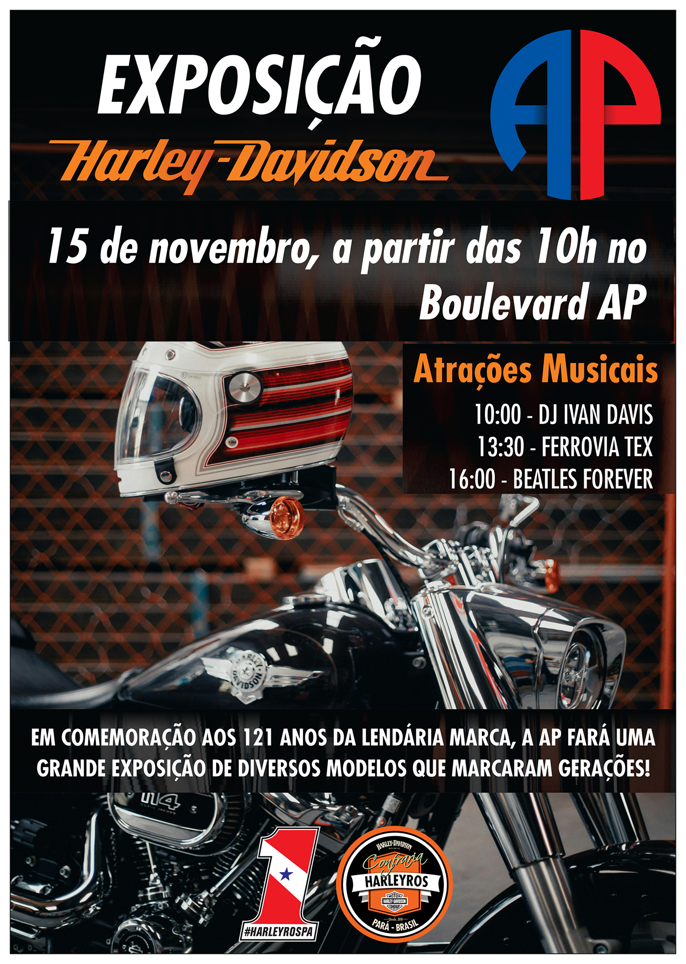 Confraria Harleyros do Pará faz grande exposição na Assembleia Paraense