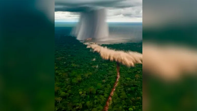 Microbust na Amazônia