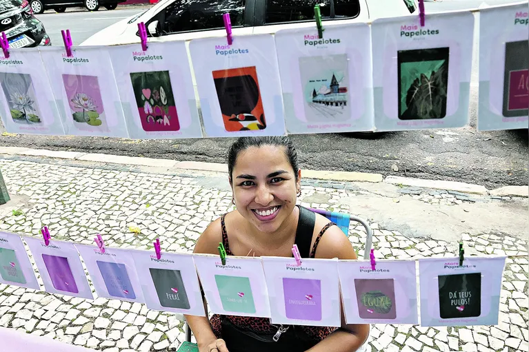 Rafaela Cohen oferece produtos de papelaria