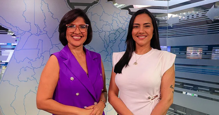 Priscila Belfort  e Paloma Massoud Gama após gravação do DOL Delas.