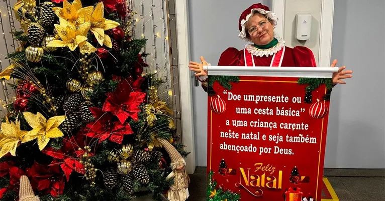 Doações são sempre bem-vindas para a Mamãe Noel