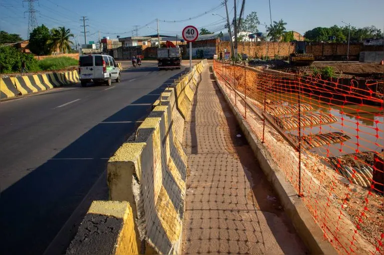 Entrada de Belém tem desvio para construção de viaduto na BR