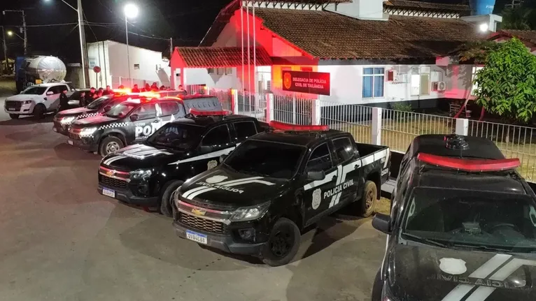 A ação foi coordenada pela Delegacia de Polícia Civil de Tailândia