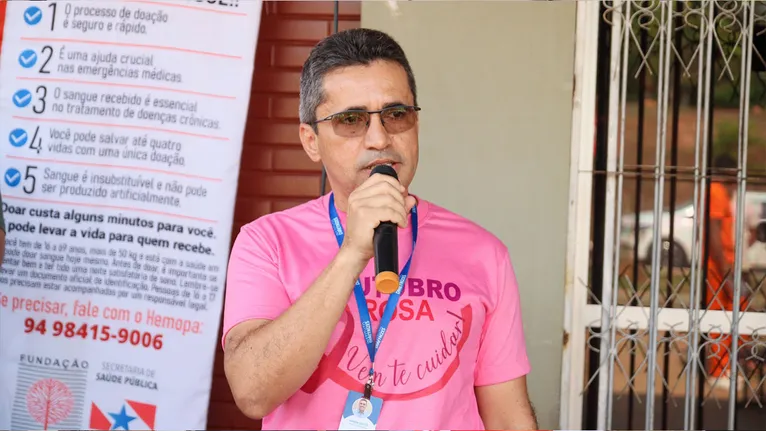 Junior Souto, diretor-geral do Complexo Hospitalar Regional de Tucuruí