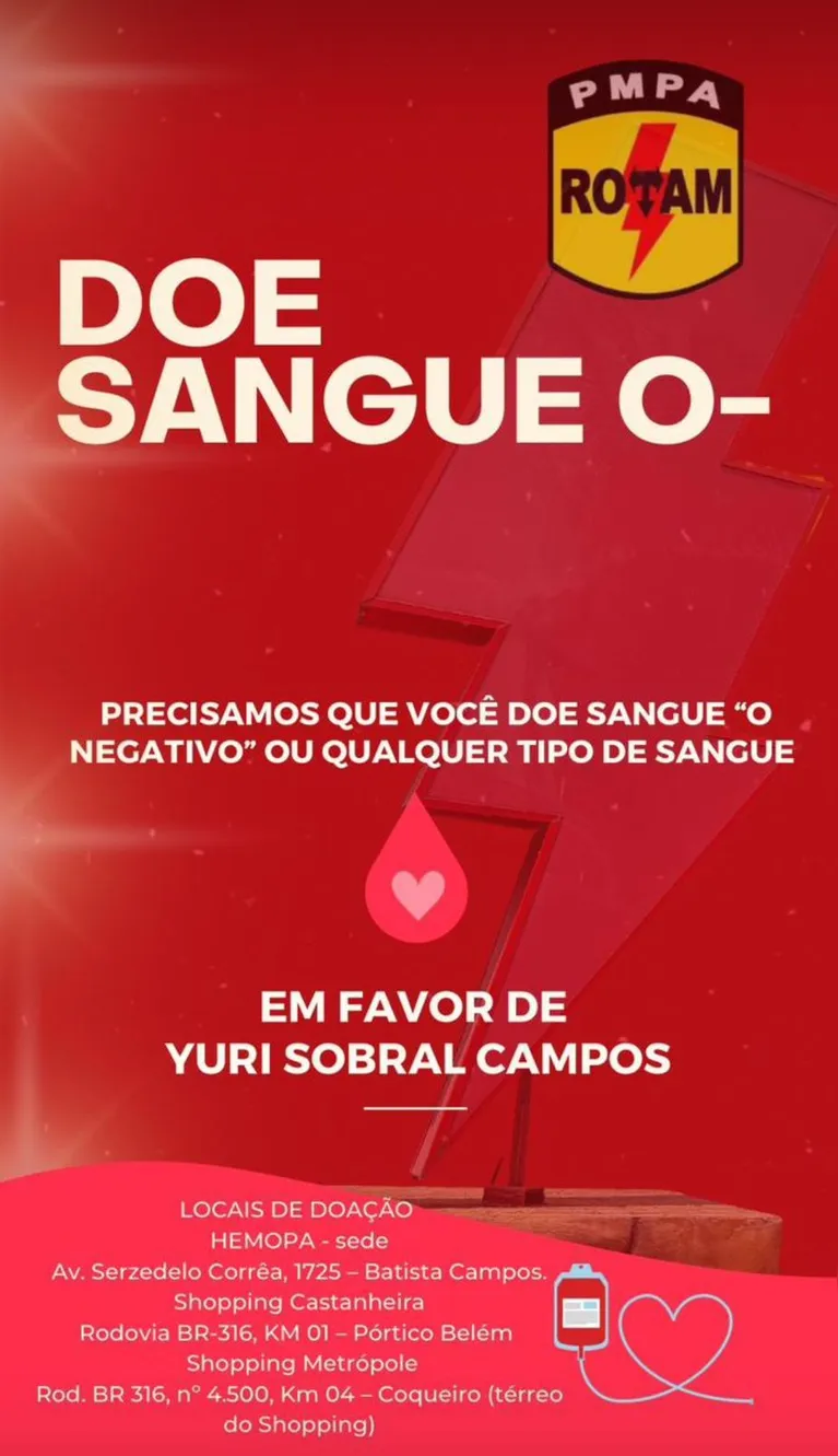 Doe em favor de Yuri Sobral Campos