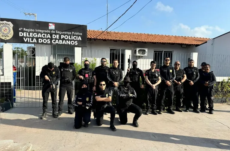 Os agentes de Vila dos Cabanos contaram com o apoio logístico e operacional das equipes da Superintendência Regional da Polícia Civil do Baixo Tocantins, Delegacia de Homicídios de Abaetetuba e Delegacia de Barcarena.