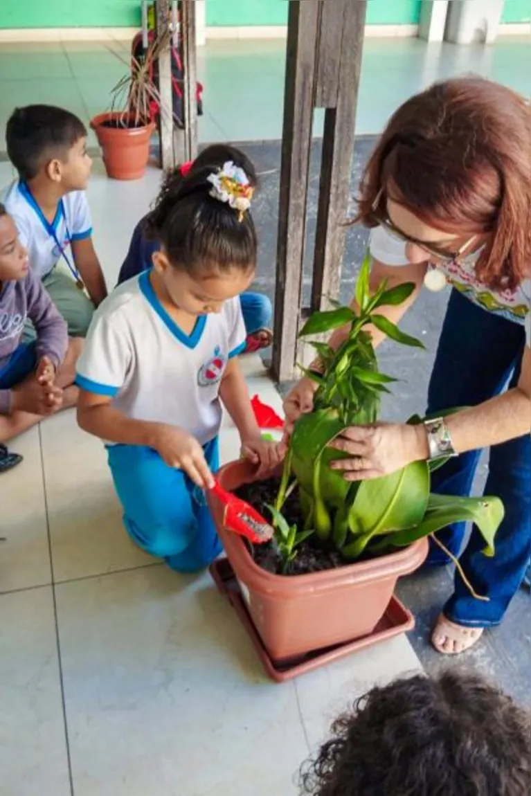 O projeto procura engajar os alunos em boas práticas de sustentabilidade ambiental no contexto das mudanças do clima.