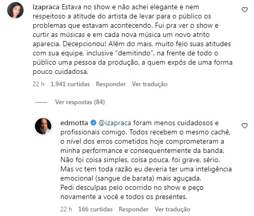 Ed Motta humilha e demite funcionário durante festival