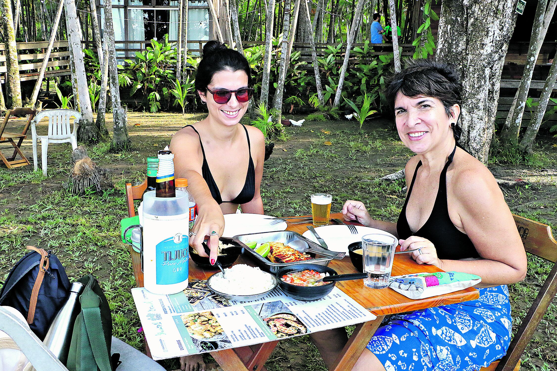 Marlene Oliveira, 50 anos, e sua filha Isabel Brandão, 30, naturais do Rio de Janeiro.