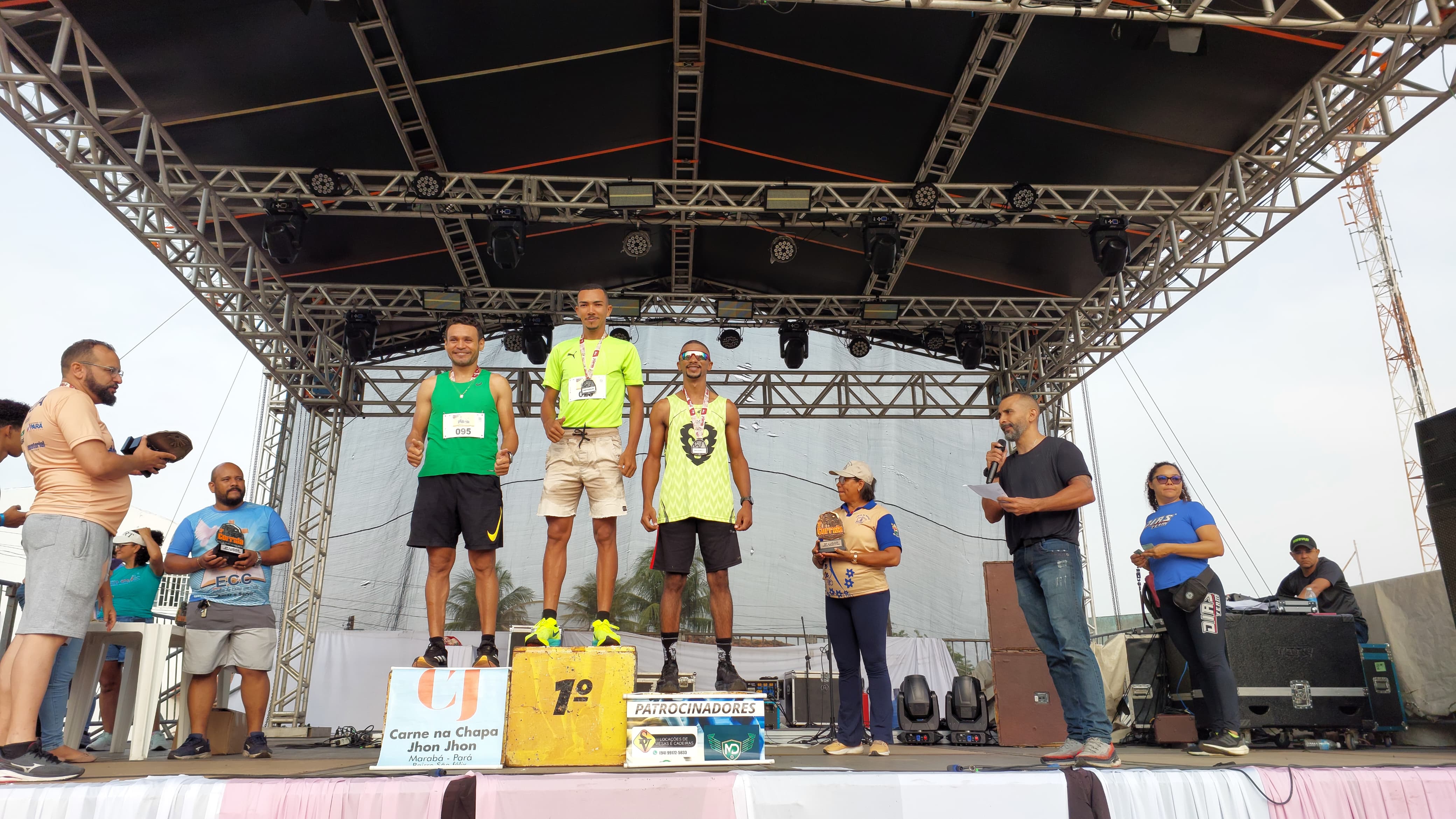 Na categoria masculina, Antônio Silva conquistou o lugar mais alto do pódio.