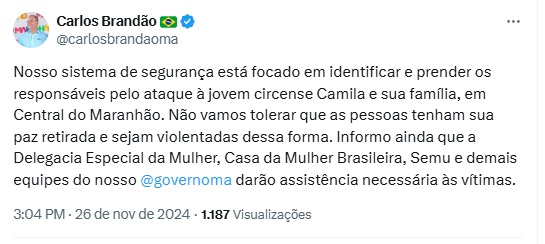 Vídeo: artista de circo de família paraense fala do abuso sexual que sofreu