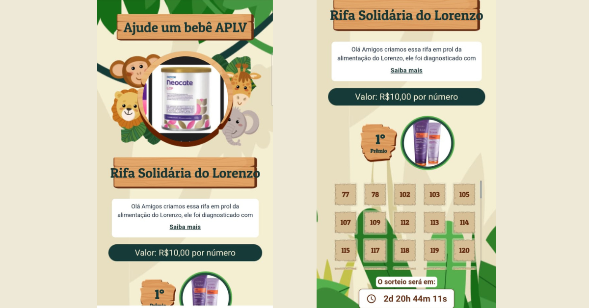 Rifa solidária