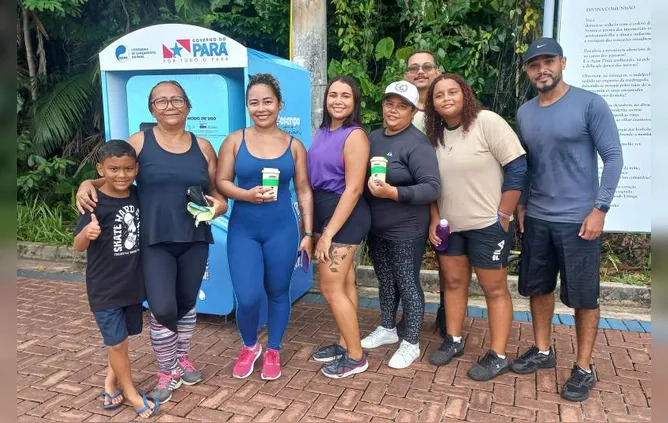 Júlio Méier, gerente do Parque do Utinga destacou a parceria com a Cosanpa como fundamental para melhorar a experiência de quem frequenta a área