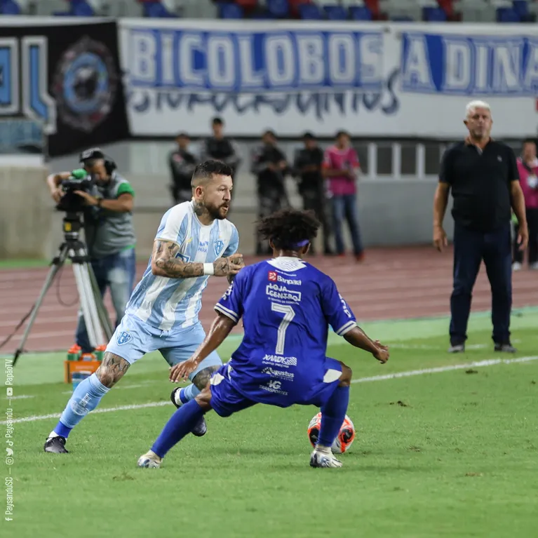 Rossi fez uma boa partida e disputou os 90 minutos, mostrando evolução física