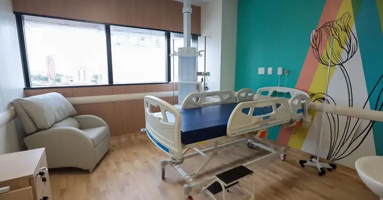 O novo Hospital conta com 120 leitos