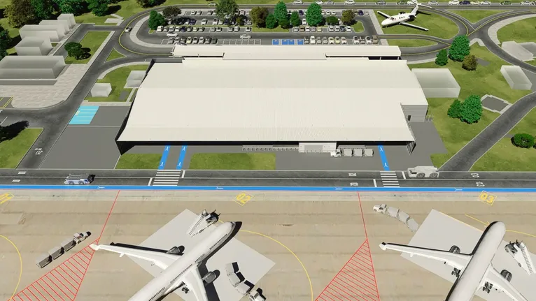 O Aeroporto de Carajás ganhará um terminal de passageiros cinco vezes maior que o atual, passando de 800 m² para 4.000 m².