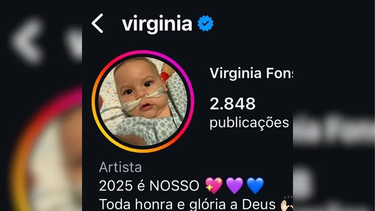 A influenciadora havia trocado a foto de perfil para uma de seu filho, onde aparece com tubos de oxigênio no nariz.