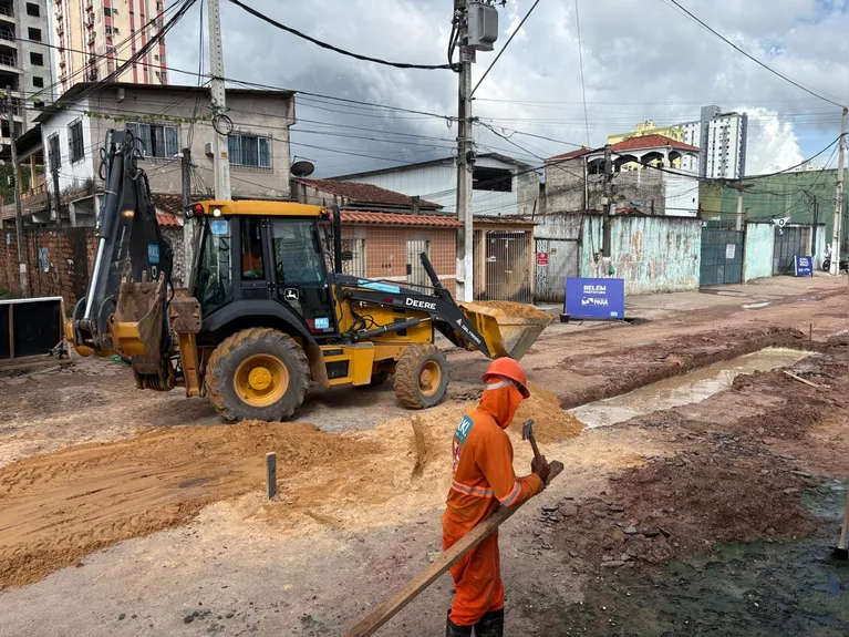 Travessa Estrela começa a dar adeus aos alagamentos