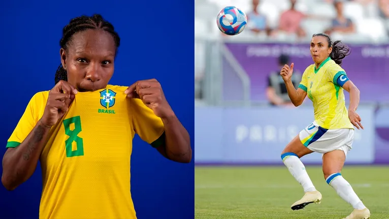 Formiga e Marta, ícones da seleção e exemplo no futebol feminino