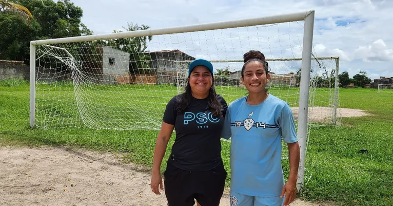 Aline Costa e Glazielle Perotes.