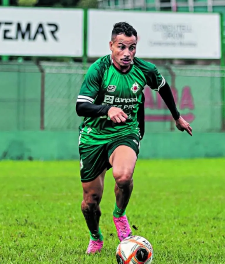 Atacante da Tuna Luso, Jaime estará em campo neste domingo (09).