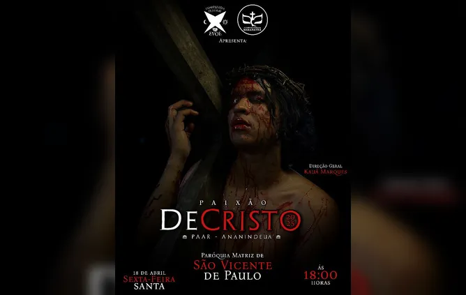 Paar reencena a Paixão e leva mística de Cristo à periferia