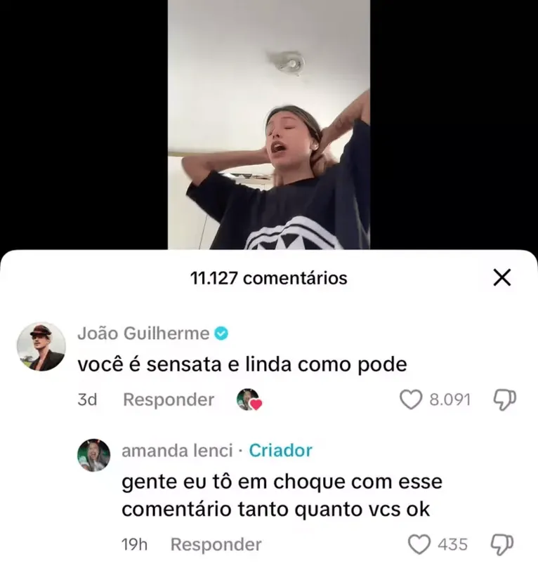 Publicação já ultrapassou mais de oito mil curtidas.