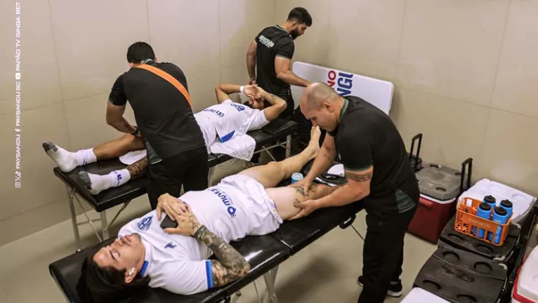 Entre gelo, sono e força: os bastidores físicos do Paysandu