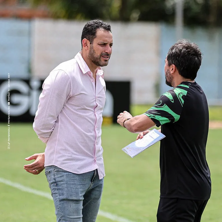 "Clube e torcida muito grande", diz Frontini ao chegar no Paysandu