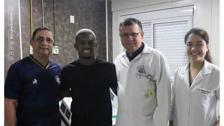 Remo: Volante Jaderson recebe alta médica após concussão cerebral
