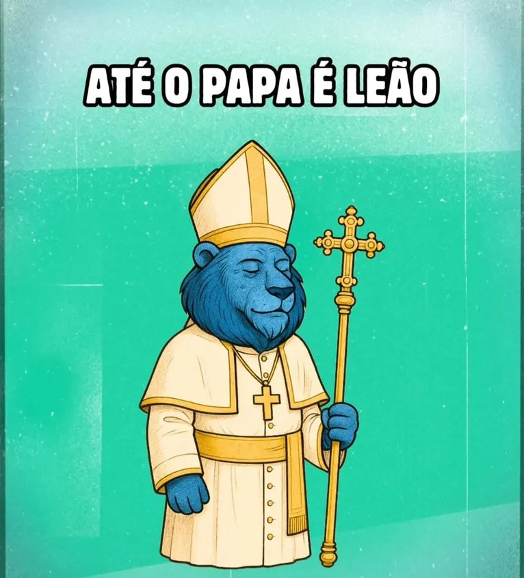Remo: torcedores criam memes após anúncio do papa Leão XIV