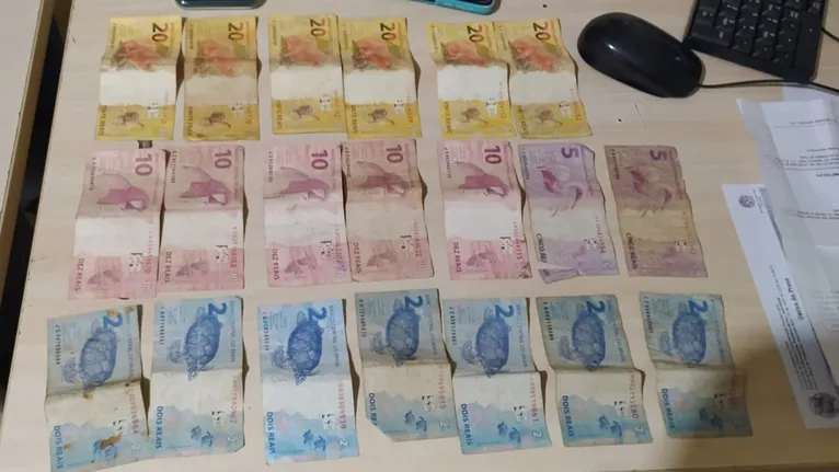 Além dos entorpecentes, R$ 194 em dinheiro trocado foi encontrado.