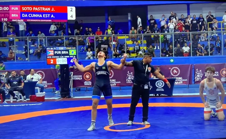 Atleta é o primeiro do estado a conquistar o ouro e garantir vaga no Mundial Sub-15
