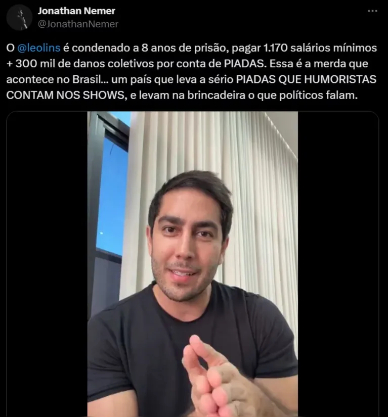 Humoristas reagem à condenação de Leo Lins: "desserviço"