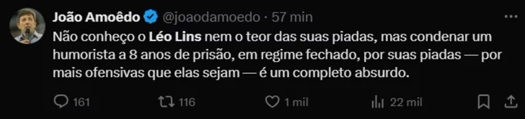 Humoristas reagem à condenação de Leo Lins: "desserviço"