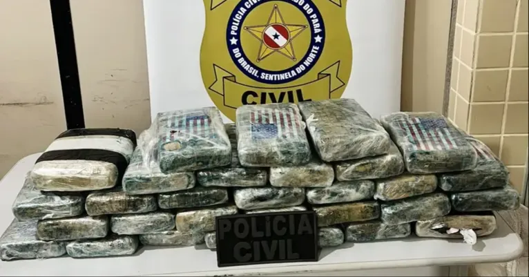 Polícia desmonta depósito de drogas com 32 kg de maconha